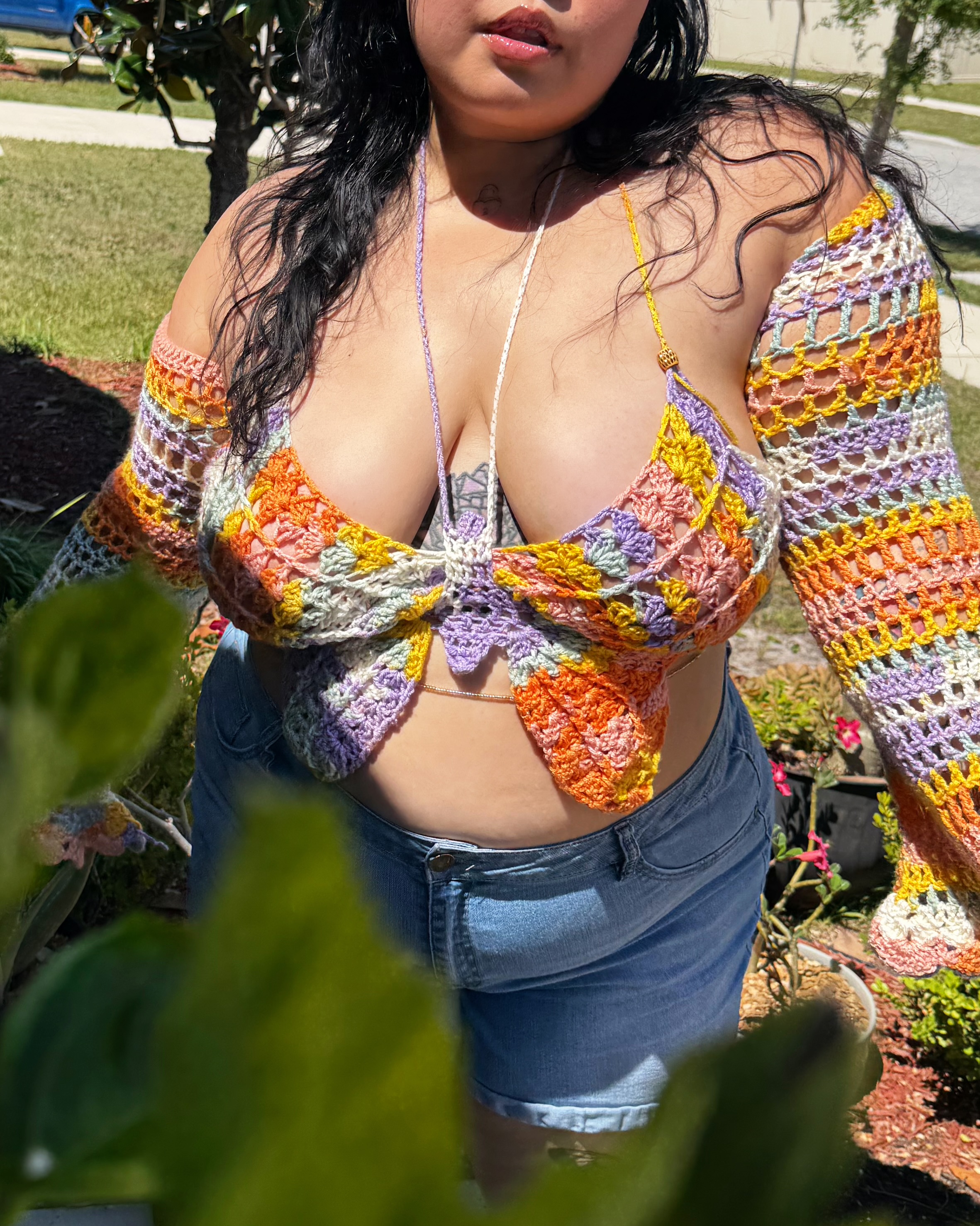 SOLFLAIR — Butterfly Halter Top & Bolero - Image 3